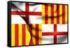 Flag of Barcelona-Trots1905-Framed Stretched Canvas