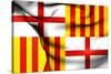 Flag of Barcelona-Trots1905-Stretched Canvas