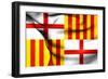 Flag of Barcelona-Trots1905-Framed Art Print