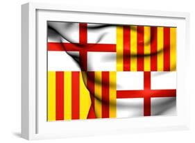 Flag of Barcelona-Trots1905-Framed Art Print