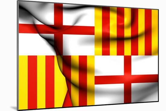 Flag of Barcelona-Trots1905-Mounted Art Print