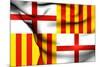 Flag of Barcelona-Trots1905-Mounted Art Print