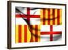 Flag of Barcelona-Trots1905-Framed Art Print