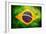 Flag Of Brasil-Cla78-Framed Art Print