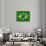 Flag Of Brazil-talitha-Framed Art Print displayed on a wall