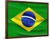 Flag Of Brazil-talitha-Framed Art Print