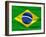 Flag Of Brazil-talitha-Framed Art Print