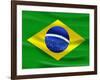 Flag Of Brazil-talitha-Framed Art Print