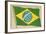 Flag of Brazil-null-Framed Art Print