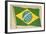 Flag of Brazil-null-Framed Art Print