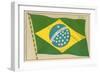 Flag of Brazil-null-Framed Art Print