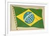 Flag of Brazil-null-Framed Art Print