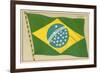 Flag of Brazil-null-Framed Art Print