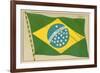 Flag of Brazil-null-Framed Art Print