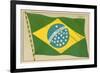 Flag of Brazil-null-Framed Art Print