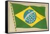 Flag of Brazil-null-Framed Stretched Canvas