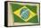 Flag of Brazil-null-Framed Stretched Canvas