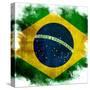 Flag Of Brazil-ilolab-Stretched Canvas