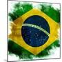 Flag Of Brazil-ilolab-Mounted Art Print