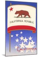 Flag of California-null-Mounted Art Print