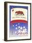 Flag of California-null-Framed Art Print