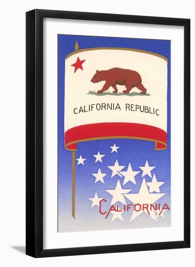 Flag of California-null-Framed Art Print