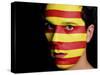 Flag of Catalonia-Karol Kozlowski-Stretched Canvas