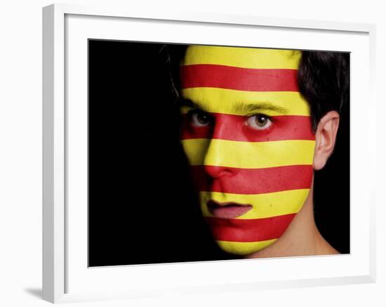 Flag of Catalonia-Karol Kozlowski-Framed Photographic Print