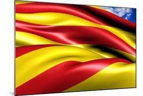 Flag of Catalonia-Yuinai-Mounted Art Print