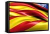 Flag of Catalonia-Yuinai-Framed Stretched Canvas