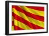 Flag of Catalonia-Cla78-Framed Art Print