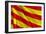 Flag of Catalonia-Cla78-Framed Art Print