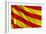 Flag of Catalonia-Cla78-Framed Art Print