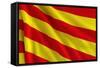 Flag of Catalonia-Cla78-Framed Stretched Canvas