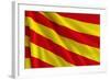 Flag of Catalonia-Cla78-Framed Art Print