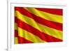 Flag of Catalonia-Cla78-Framed Art Print