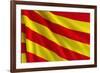 Flag of Catalonia-Cla78-Framed Art Print