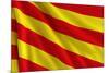 Flag of Catalonia-Cla78-Mounted Art Print