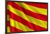 Flag of Catalonia-Cla78-Framed Art Print