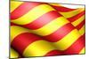 Flag of Catalonia-Yuinai-Mounted Premium Giclee Print