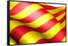 Flag of Catalonia-Yuinai-Framed Stretched Canvas