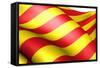 Flag of Catalonia-Yuinai-Framed Stretched Canvas