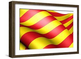 Flag of Catalonia-Yuinai-Framed Art Print