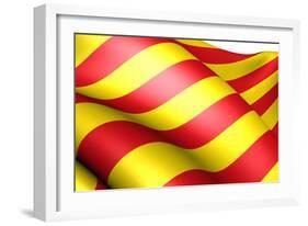 Flag of Catalonia-Yuinai-Framed Art Print