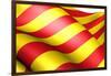 Flag of Catalonia-Yuinai-Framed Art Print