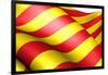 Flag of Catalonia-Yuinai-Framed Art Print