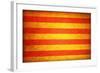 Flag Of Catalonia-michal812-Framed Art Print