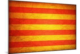 Flag Of Catalonia-michal812-Mounted Art Print