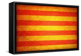 Flag Of Catalonia-michal812-Framed Stretched Canvas
