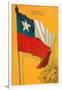 Flag of Chile-null-Framed Art Print